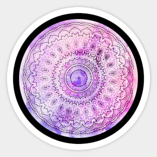 Watercolor Mandala Sticker